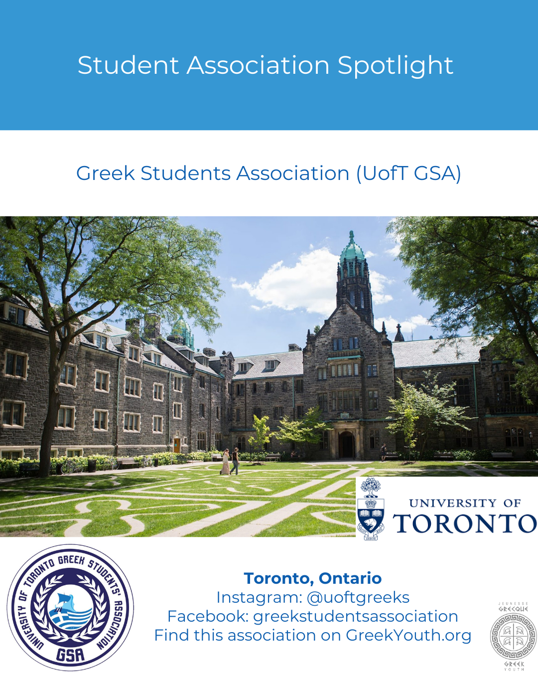 UNIVERSITY OF TORONTO – GREEK STUDENTS ASSOCIATION